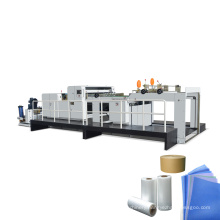 Automatic high precision Jumbo roll cutter non woven fabric roll to sheet cross cutting machine with stacker